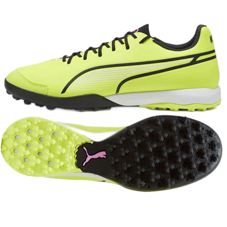 Pantofi de fotbal Puma King Pro Tt M 107255-03 verde