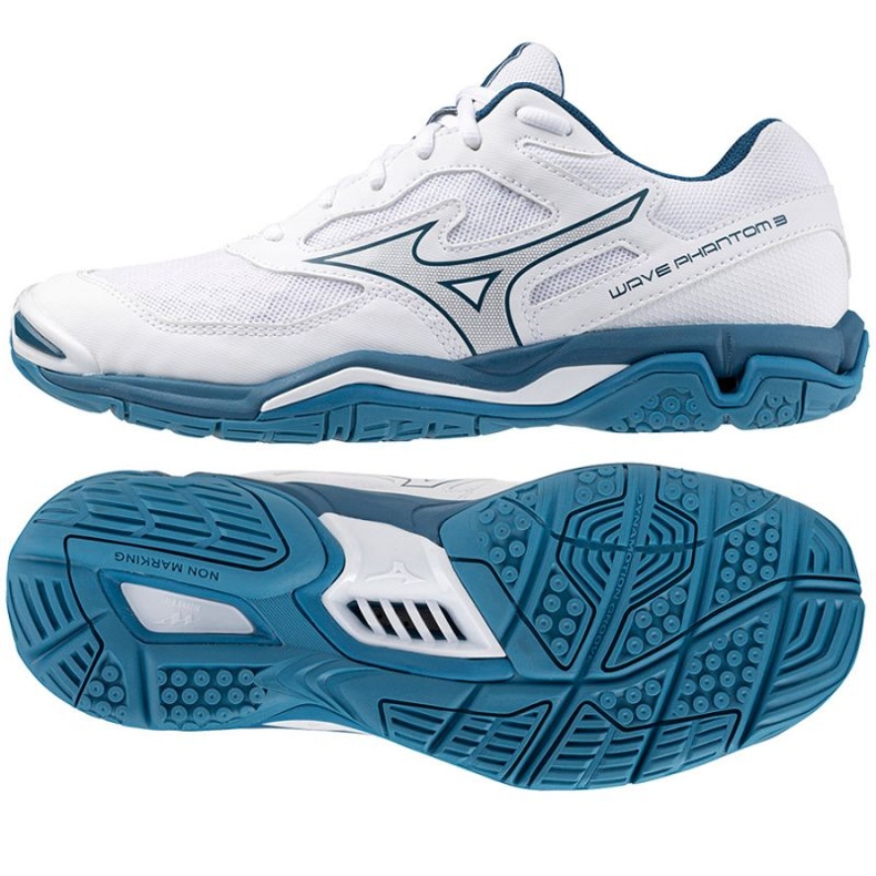 Pantofi de handbal Mizuno Wave Phantom 3 M X1GA226021 alb Pantofi de handbal Mizuno Wave Phantom 3 M X1GA226021 alb