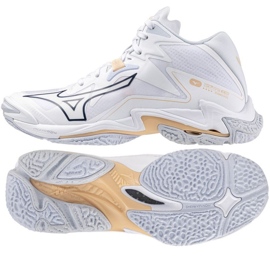 Pantofi de volei Mizuno Wave Lightning Z8 Mid W V1GC240535 alb