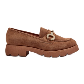 Mocasini De Dama Cu Decorat Railenes Camel maro Mocasini De Dama Cu Decorat Railenes Camel maro