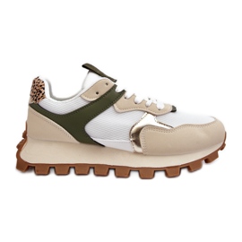 Pantofi de dama Pantofi sport Bej-Verde Ralita Pantofi de dama Pantofi sport Bej-Verde Ralita