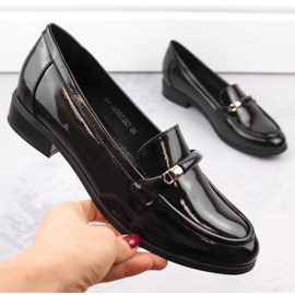 Potocki W WOL204B pantofi lacuți negri negru Potocki W WOL204B pantofi lacuți negri negru