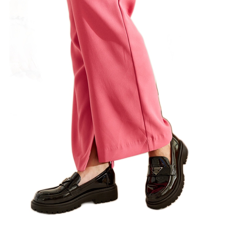 Mocasini Teri de culoare neagră negru