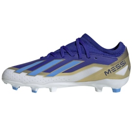 Pantofi Adidas X Crazyfast League Messi Jr Fg ID0714 albastru