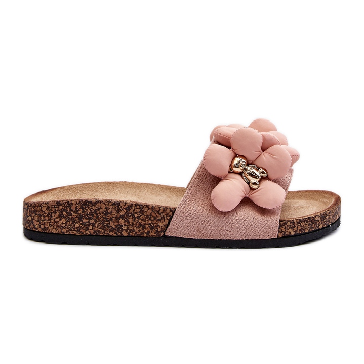 Flip-flops De Dama Cu Decoratiuni, Roz Bunlia Flip-flops De Dama Cu Decoratiuni, Roz Bunlia