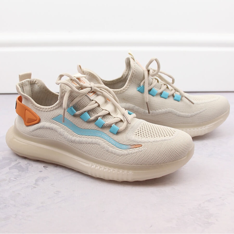 Pantofi sport slip-on pentru bărbați, bej, Big Star NN174452