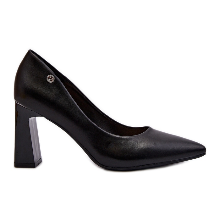 Vinceza Papuci cu Toc Inalt Giseleni Eco Piele Neagra negru Vinceza Papuci cu Toc Inalt Giseleni Eco Piele Neagra negru