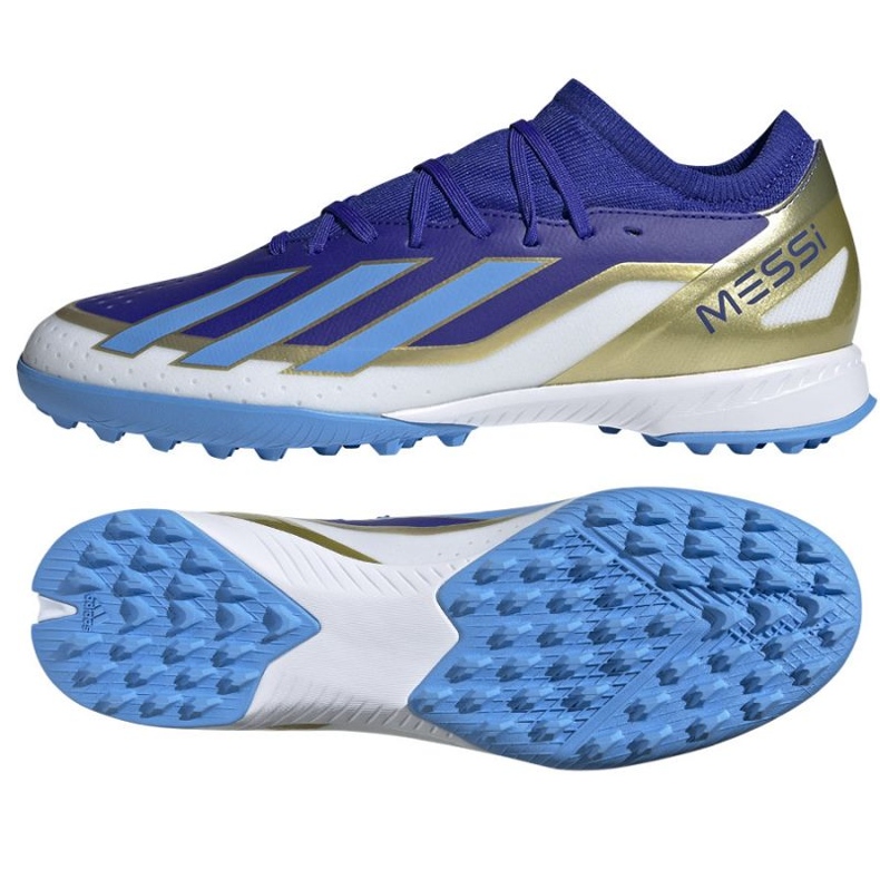 Pantofi Adidas X Crazyfast League Messi Tf ID0718 albastru