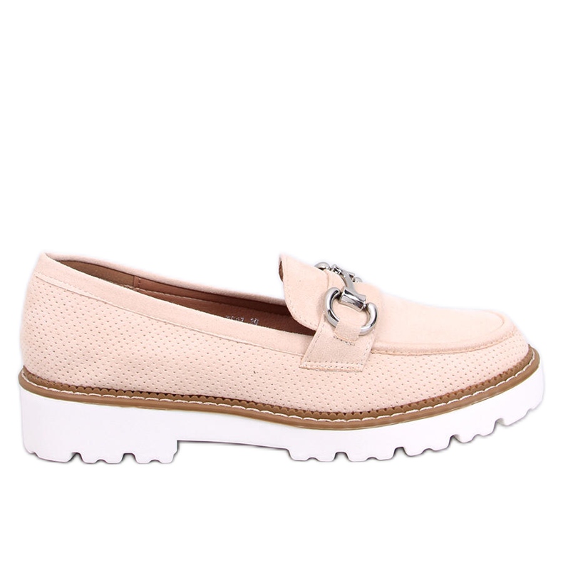 Mocasini dama Clays Beige bej