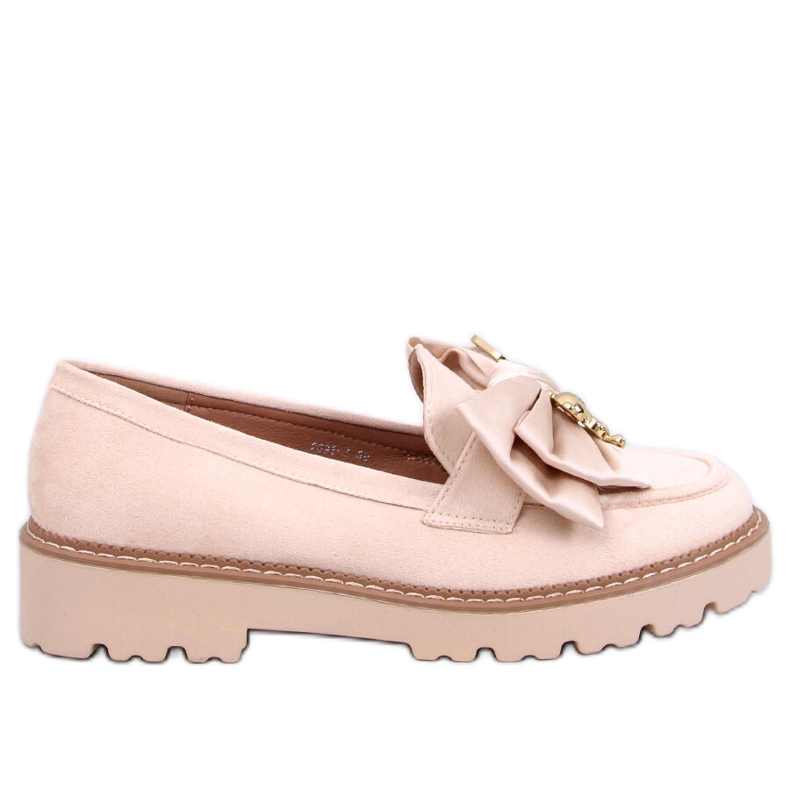 Mocasini Pennsy Beige cu ursuleț decorativ bej Mocasini Pennsy Beige cu ursuleț decorativ bej