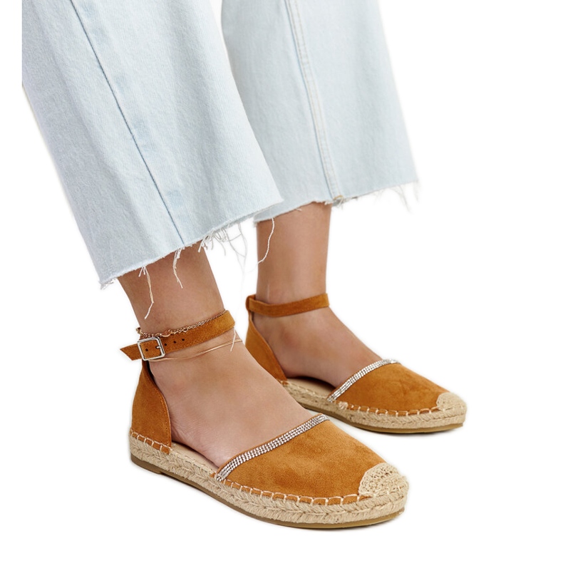 Espadrile maro cu decor Aydan