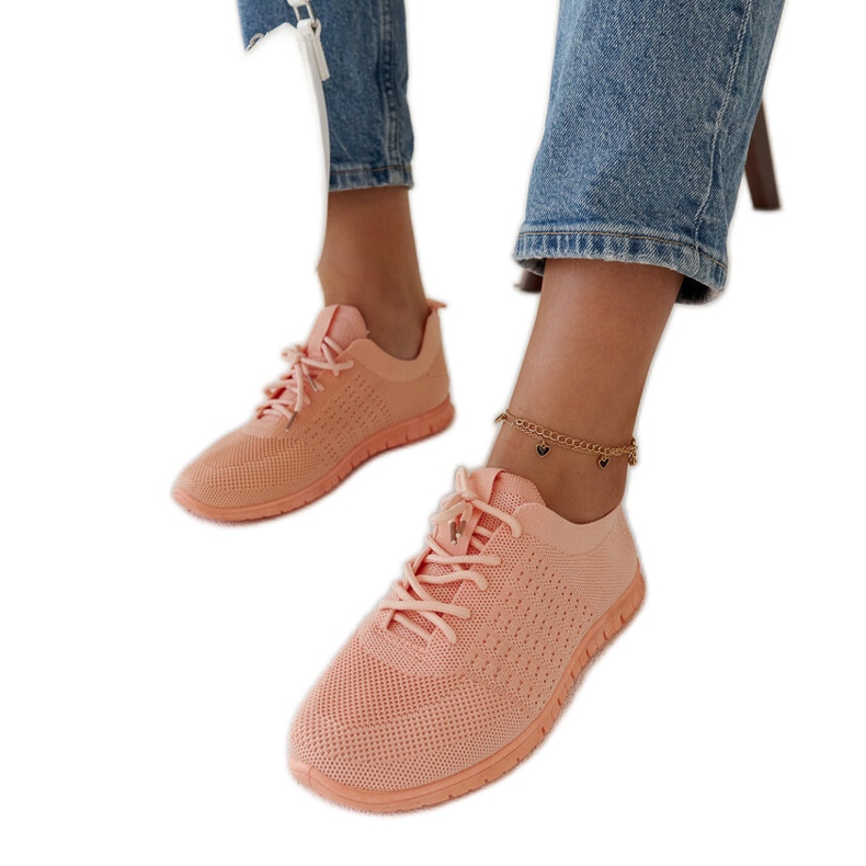 Tenisi din stofa roz Mairago Tenisi din stofa roz Mairago