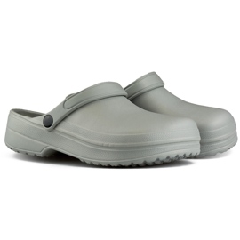 Papuci plini gri, tip Kroksy