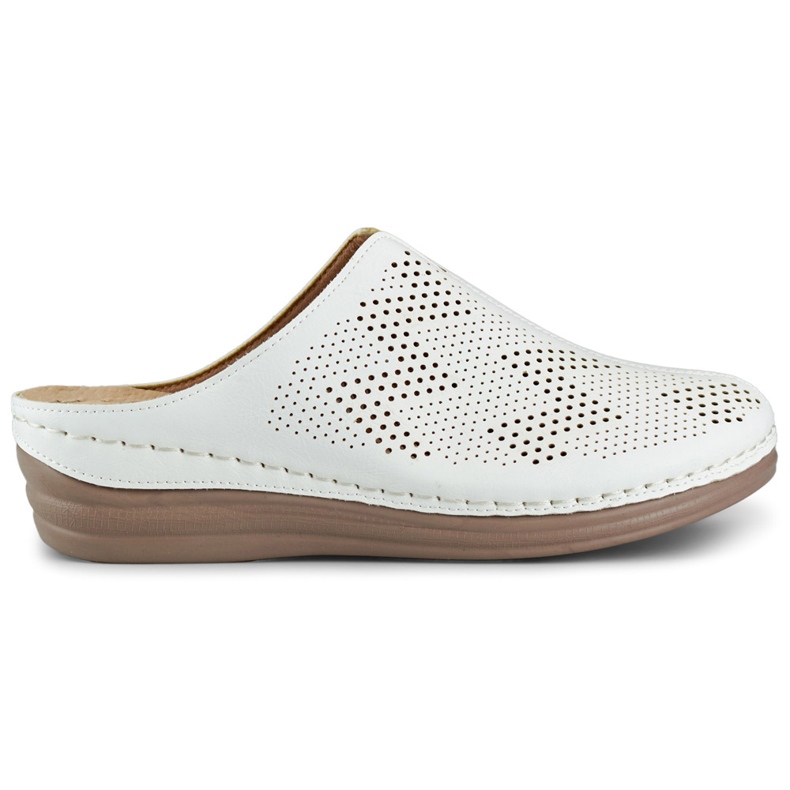 Flip-flops de sănătate pentru femei albe cu degetele închise