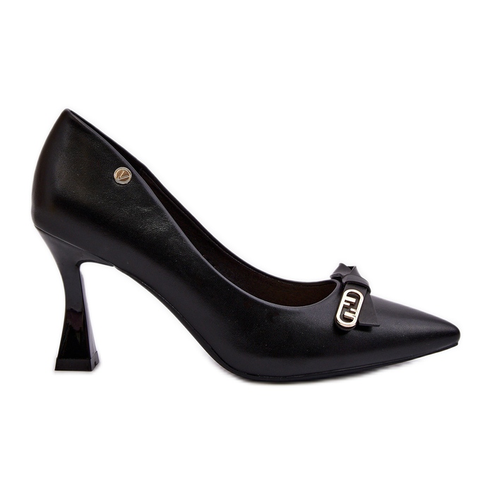 Vinceza Spikes din piele ecologică Negru Kismetti