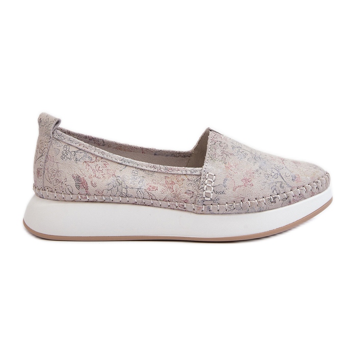 Vinceza Espadrile din piele de damă pe platforma Chorisa multicoloră Vinceza Espadrile din piele de damă pe platforma Chorisa multicoloră