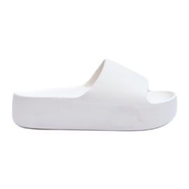 Flip-flops pentru damă, cu talpă groasă, alb Oreithano Flip-flops pentru damă, cu talpă groasă, alb Oreithano
