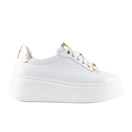 Tenisi Karino din piele albă Tenisi Karino din piele albă