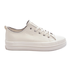 Pantofi de damă din piele ecologică Big Star NN274847 alb Pantofi de damă din piele ecologică Big Star NN274847 alb