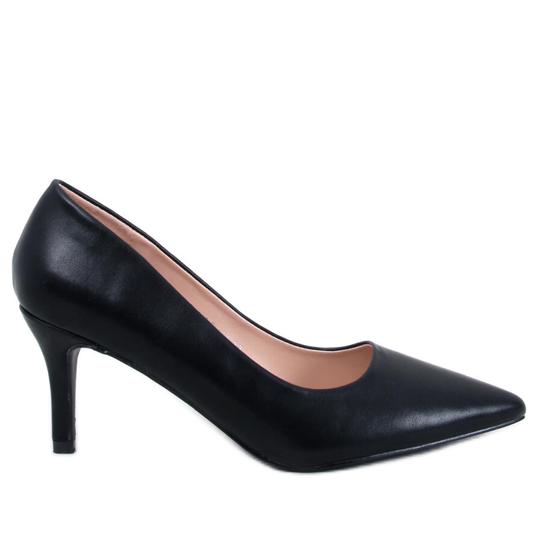 Pompe cu toc mic Lauryn Black negru Pompe cu toc mic Lauryn Black negru