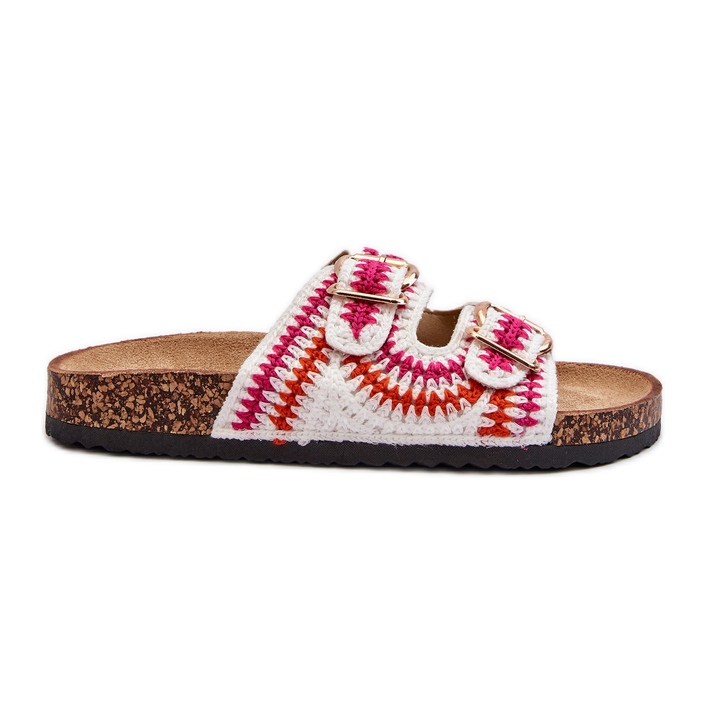 Flip-flops de damă cu talpă din plută, Fannea albă