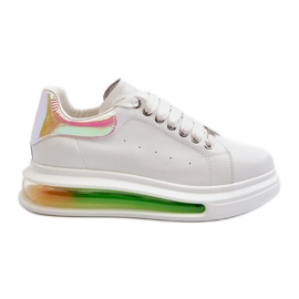 Pantofi de damă din piele GOE NN2N4029 alb Pantofi de damă din piele GOE NN2N4029 alb