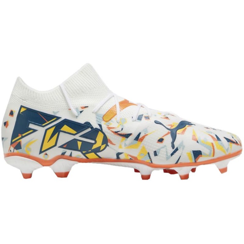 Pantofi de fotbal Puma Future 7 Match Creativity FG/AG M 107845 01 alb