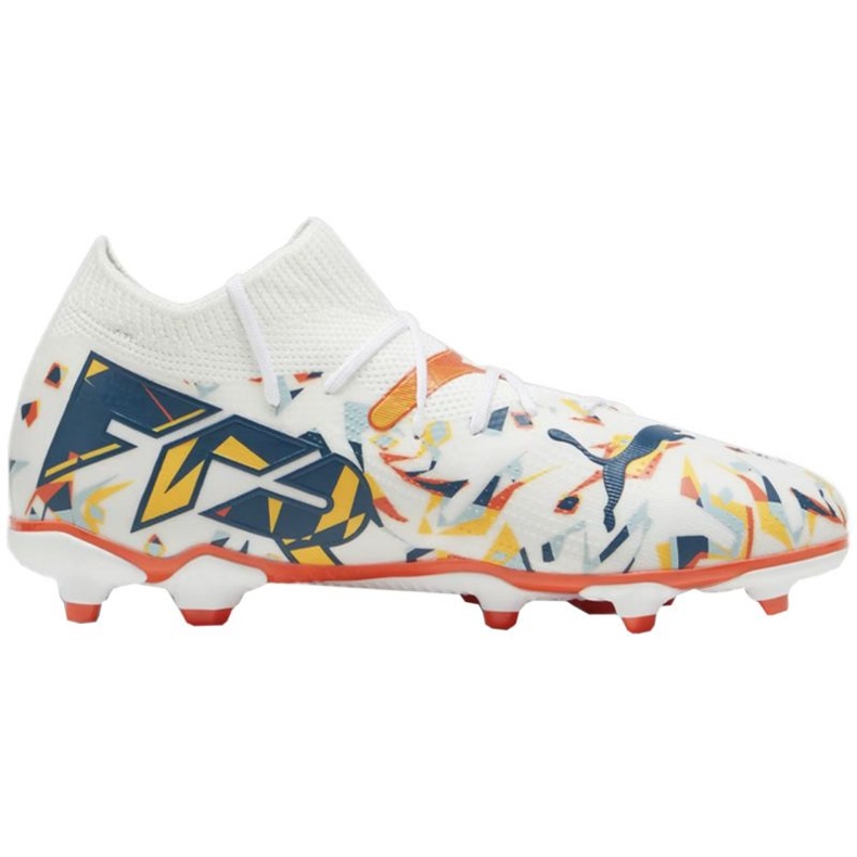 Pantofi de fotbal Puma Future 7 Match Creativity FG/AG 107846 01 alb