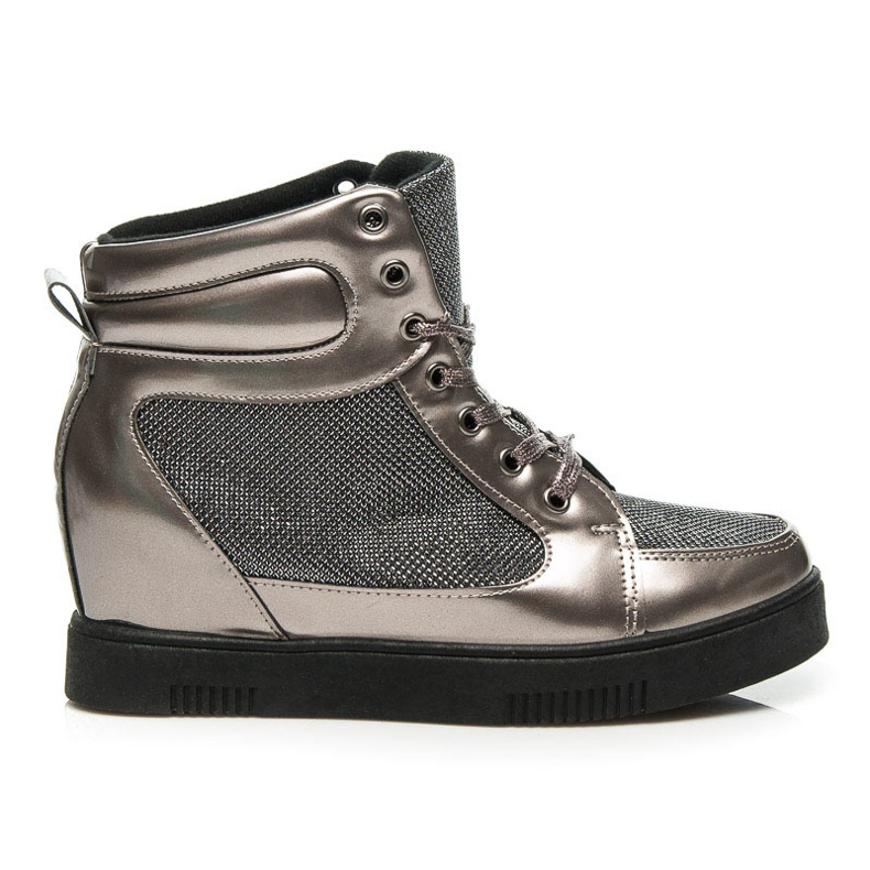 Coura Adidași cu șireturi gri