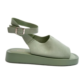 Sandale confortabile pentru damă cu platformă, Green Rubie verde Sandale confortabile pentru damă cu platformă, Green Rubie verde