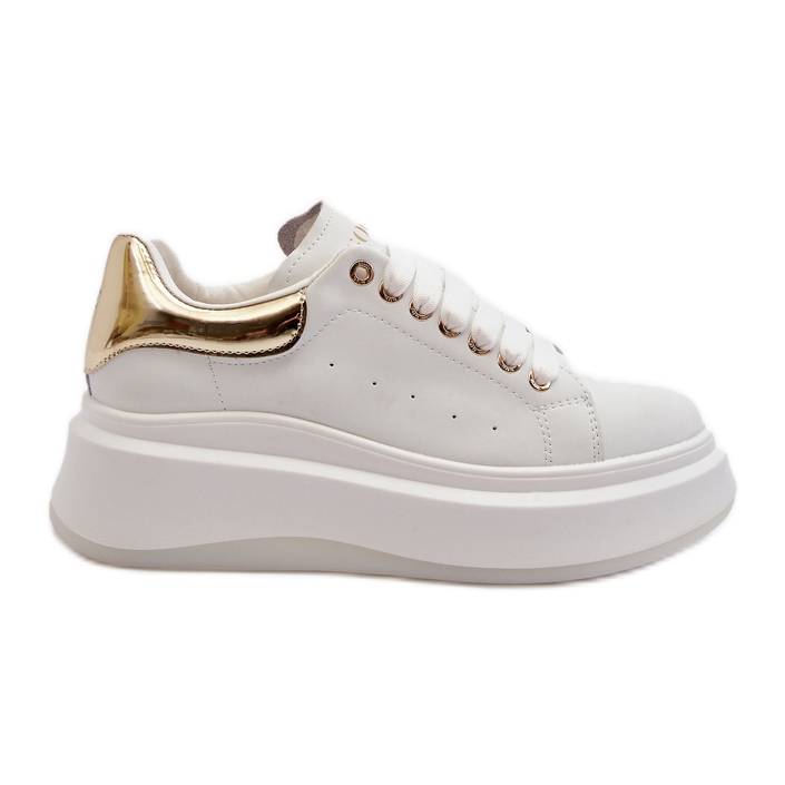 Pantofi de damă din piele GOE NN2N4031 alb