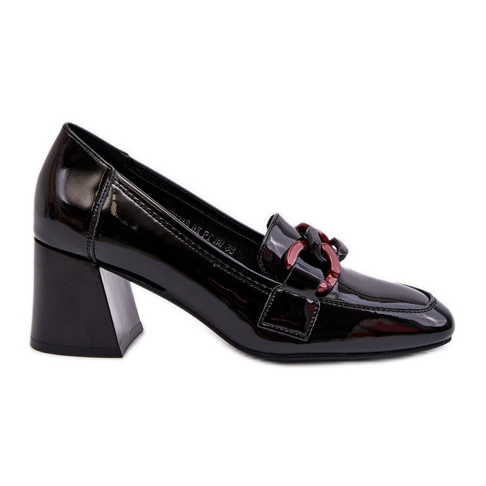 Vinceza Pompe Paliotte Negre Cu Lant negru