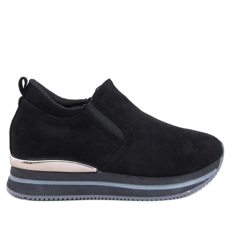 Pantofi Boult Black cu pană ascunsă negru