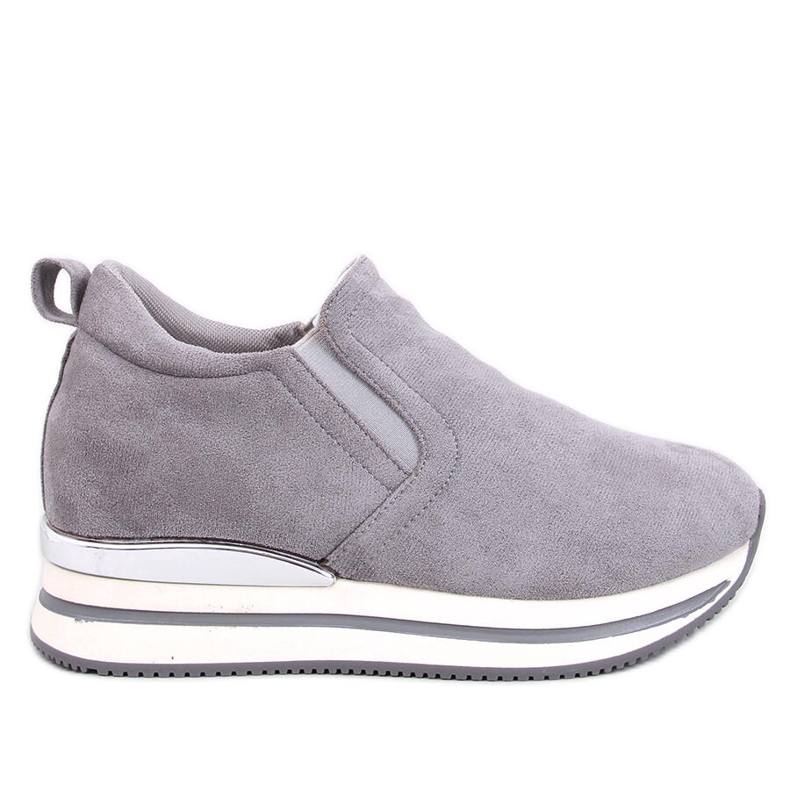 Pantofi Boult Grey cu pană ascunsă gri