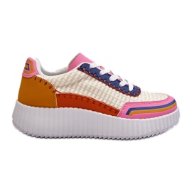 Pantofi Dama Platforma Multicolor Redala