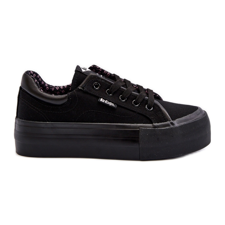 Pantofi de damă cu platformă Lee Cooper LCW-24-31-2180 Negri negru
