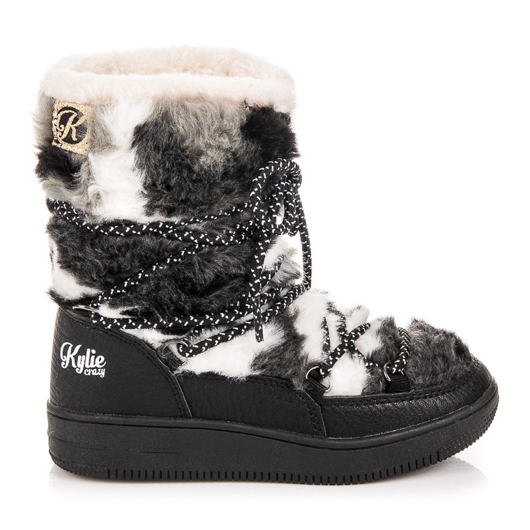 Kylie Oamenii de zăpadă din blană negru