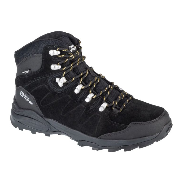 Pantofi Jack Wolfskin Refugio Texapore Mid 4049841-6357 negru