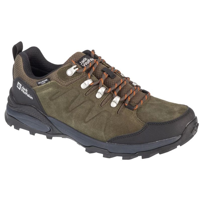 Pantofi Jack Wolfskin Refugio Texapore Low M 4049851-4287 verde