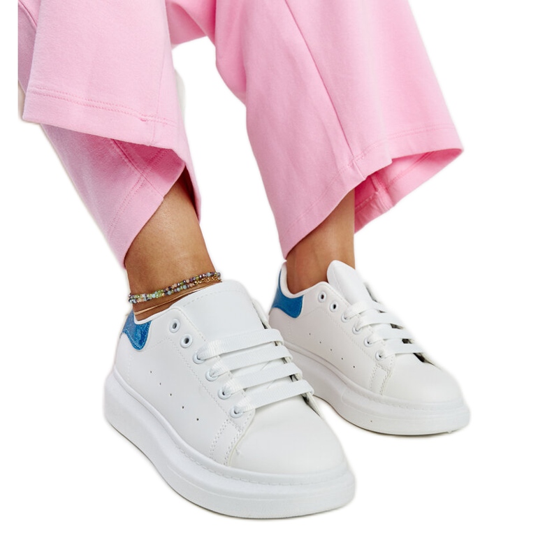 Tenisi albi Fatimah din piele ecologica