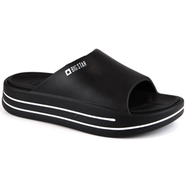 Flip-flops negri cu platformă Big Star NN274A037 negru