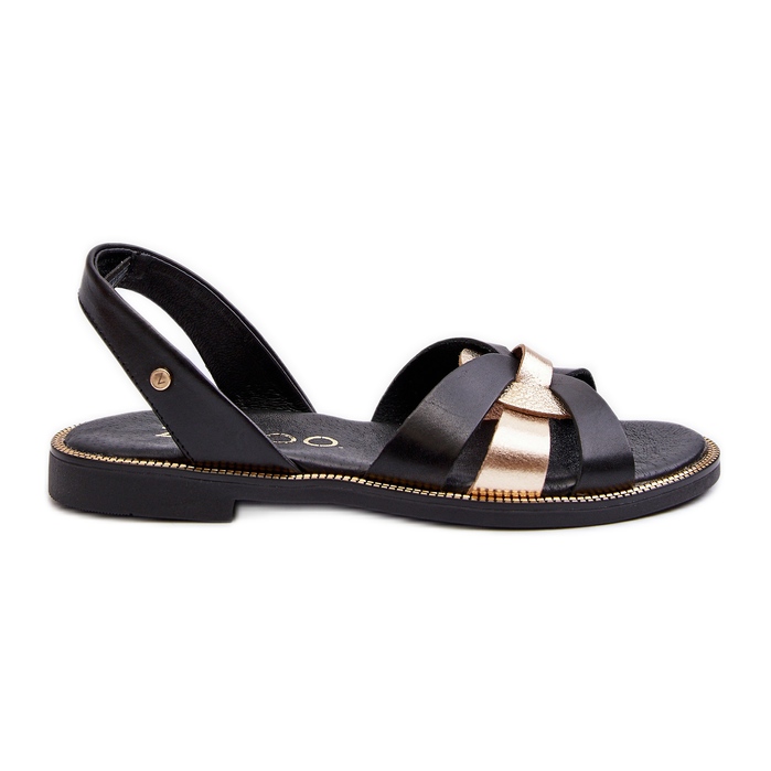 Sandale de damă Zazoo 40382 Piele Neagră negru