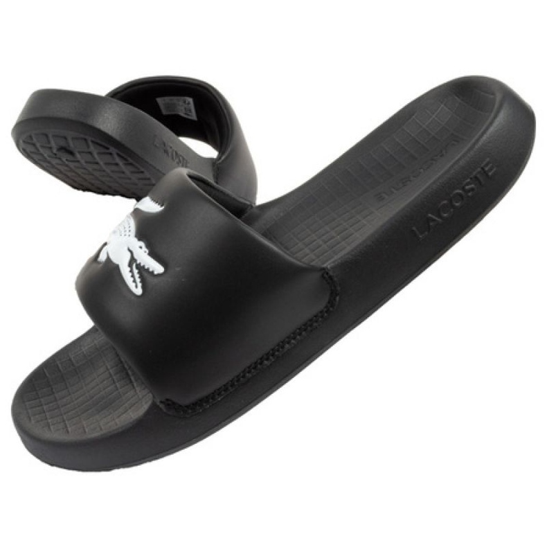 Șlapi Lacoste Serve Slide 02312 negru Șlapi Lacoste Serve Slide 02312 negru