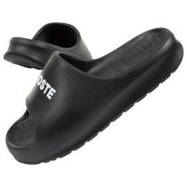 Șlapi Lacoste Serve Slide 2002H negru