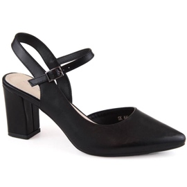 Sandale formale Sergio Leone W SK326B, negre negru Sandale formale Sergio Leone W SK326B, negre negru
