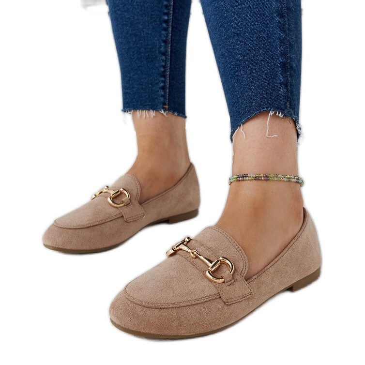 Mocasini maro cu catarama de la Erminia