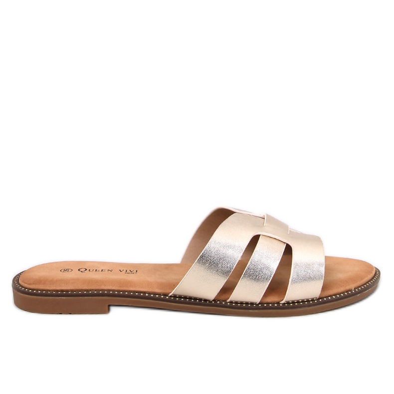 Șlapi Charnes Gold pentru damă de aur