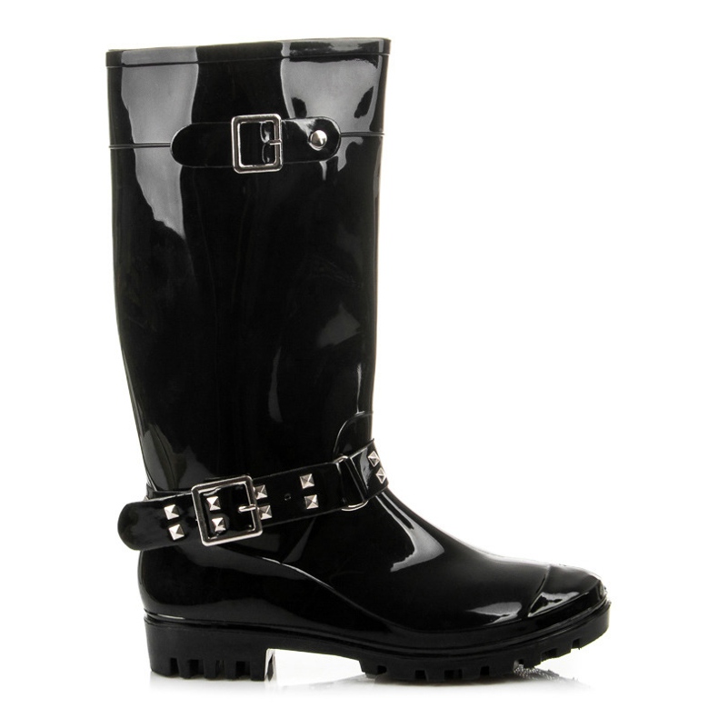 Cizme de ploaie cu cataramă detașabilă negru