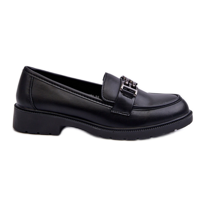 Mocasini De Dama Cu Decorat S.Barski HY372 Negru