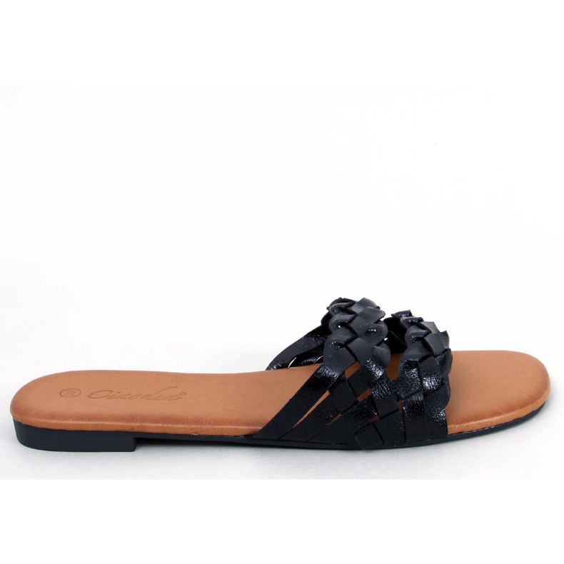 Papuci de dama Emery Black negru